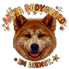 Akita Bodyguard Im Dienst