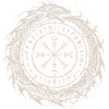 Jörmungandr mit Vegvisir im Runenring
