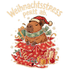 Capybara zu Weihnachten mit Nikolausmütze