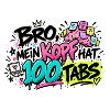 Bro Kopf 100 Tabs Graffiti