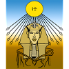 Sonnenpharaön Strahlenkreis