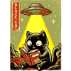 Leseabend unter UFO Lichtkatze
