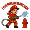 Feuerwehrmädchen Geschenk für Kinder