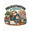 Prokrastination in Progress Cartoon