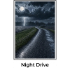 Nachtfahrt durch Gewitter