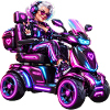 Cyberpunk & Zukunfts-Sci-Fi-Mobilroller