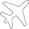 Flugzeug Silhouette