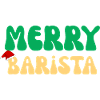 Frohe Barista Weihnachtspullover Kaffeemaschine Geschenk