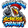 Sei eine Möwe Scheiss drauf