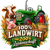 Landwirt Leidenschaft Traktor Design