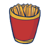 Fries Pop Art Crunch