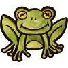 Aquarell Frosch-Anhänger