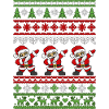 Dabbender Weihnachtsmann – Ugly Christmas Strickmu