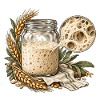 Lebendige Kultur – Sauerteigillustration