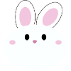 Süßes Kawaii-Kaninchen