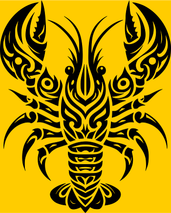 Homard Tribal - Art Océanique