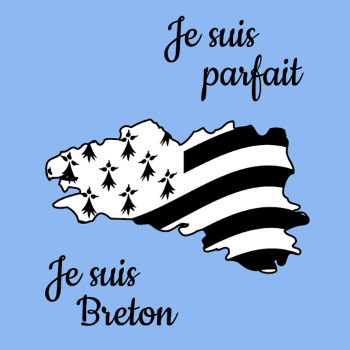 T-shirt "Je suis Breton, donc parfait !"