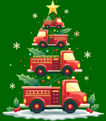 Camion de Pompiers Amusant - Noël