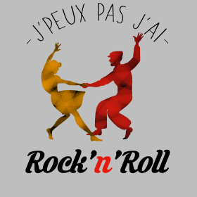 Motif J'peux pas, j'ai Rock personnalisé sur vêtement