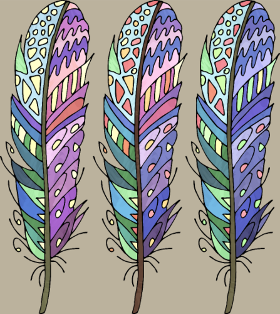 Motif L'Envol des Plumes personnalisé sur vêtement
