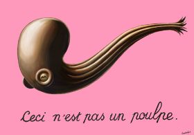 Motif Ceci n'est pas un Poulpe à imprimer
