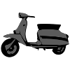 Motorroller Roller Blechroller