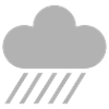 weather symbol - cloud & rain
