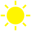 weather symbol - sun
