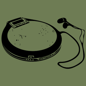 Replongez dans l'ère du CD portable avec ce motif Discman. Un design épuré et intemporel qui évoque la liberté d'écouter sa musique partout....