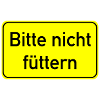Bitte nicht füttern