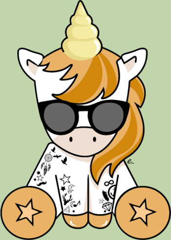Licorne Hipster Stylée