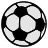 Fußball (zweifarbig) Ball