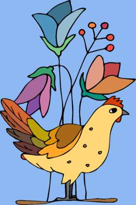 Motif L'Oiseau Majestueux personnalisé sur vêtement