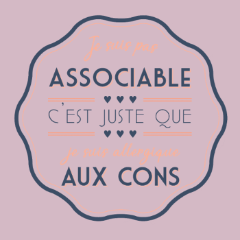 Sociable ? Non, Merci !