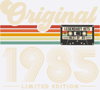 1985 Jahrgang Retro Vintage Geburtstag Geschenk
