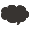 Cartoon speech bubble