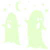 glow in the dark ghosts