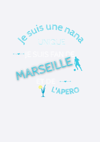 Femme supporter de Marseille
