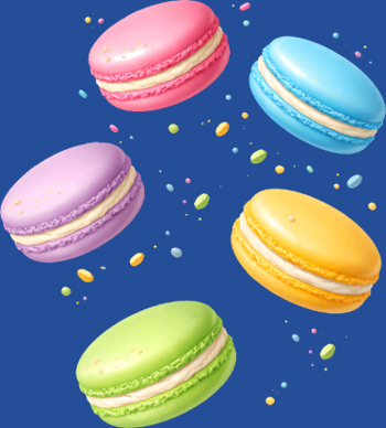Macarons Colorés - Douceur Gourmande