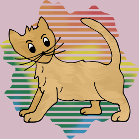 Motif Mon Chat Adoré personnalisé sur vêtement