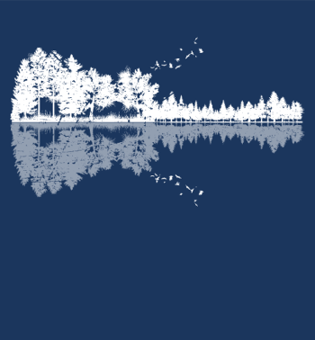 Guitare Nature Silhouette : Mélodie Forestière et Animale