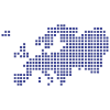 Europe pixel map