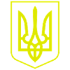 Ukraine-Staatswappen 1-farbig