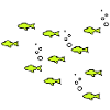 10 kleine Fische