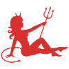 Devil Mudflap Girl