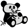 lazy panda