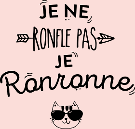 T-shirt "Je Ronronne" pour amoureux des chats et de la détente. Affichez votre douceur et votre calme avec ce motif félin unique et adorable...