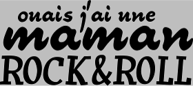 Motif Maman Rock'n'Roll personnalisé sur vêtement
