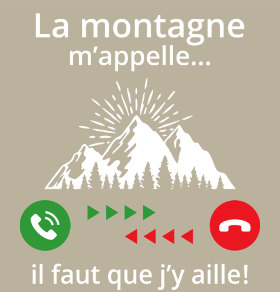 Quand l'appel de la montagne est plus fort que tout ! Ce t-shirt exprime avec humour votre envie d'évasion et de grands espaces. Idéal pour ...