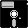 retro floppy disk